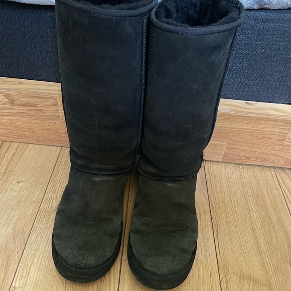 UGG Classic Tall, Black, W9 - Picture 1 of 8